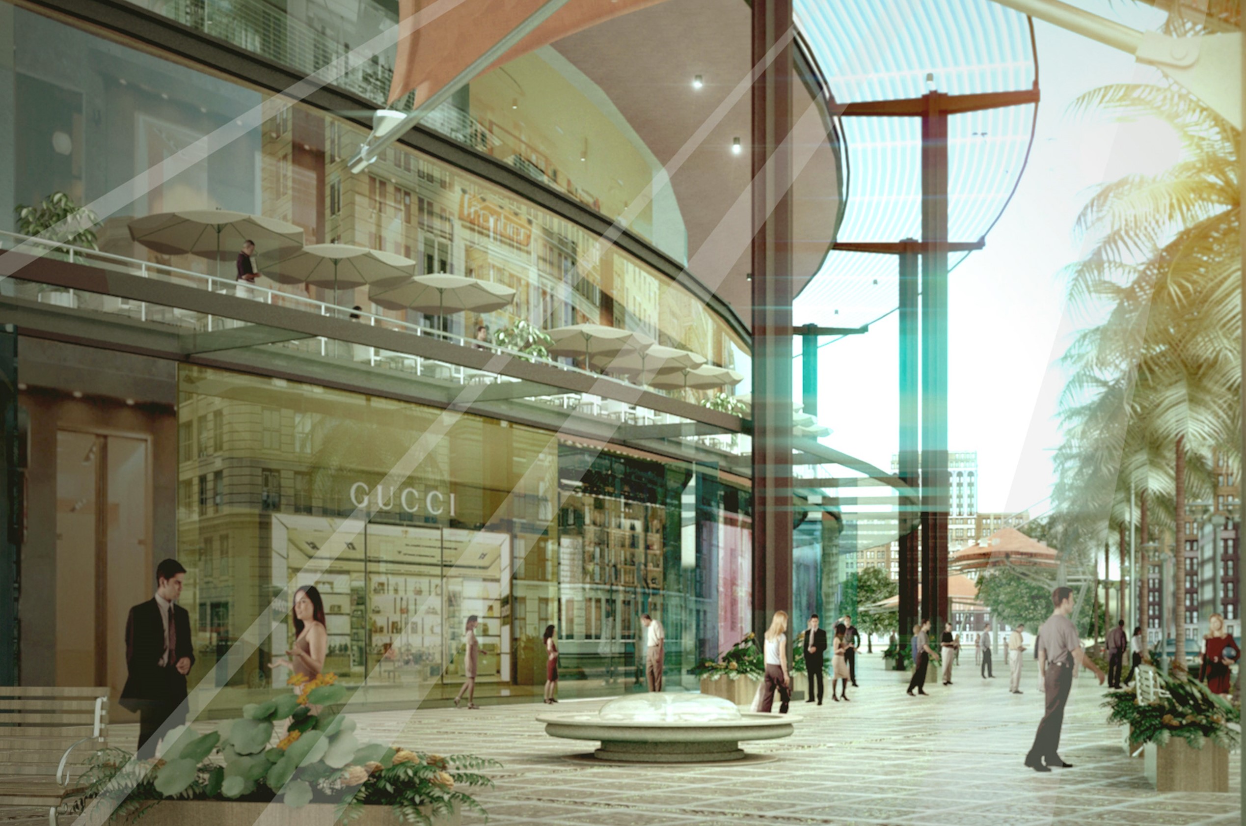 22 Perspective Shopping Area