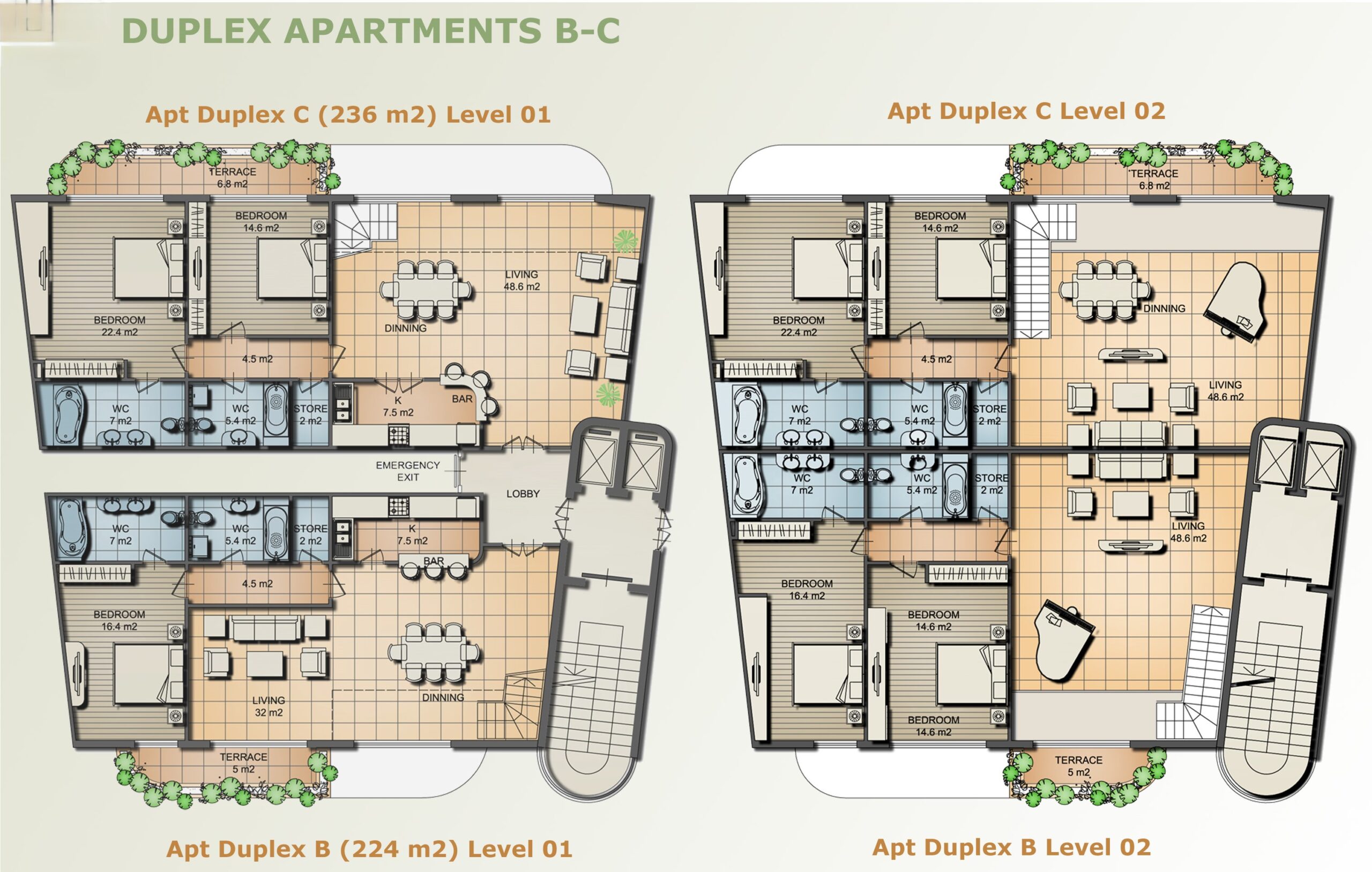 32 duplex B-C Plans